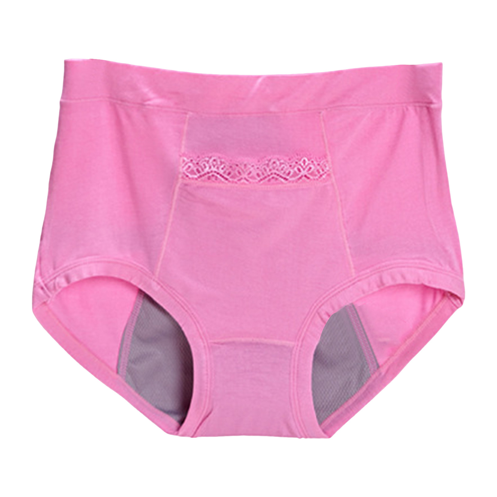 thumbnail image 5 of Braguitas menstruales de cintura alta y antiescapadas para mujer - Ropa interior fisiológica con bolsillo elástico, 5 of 5